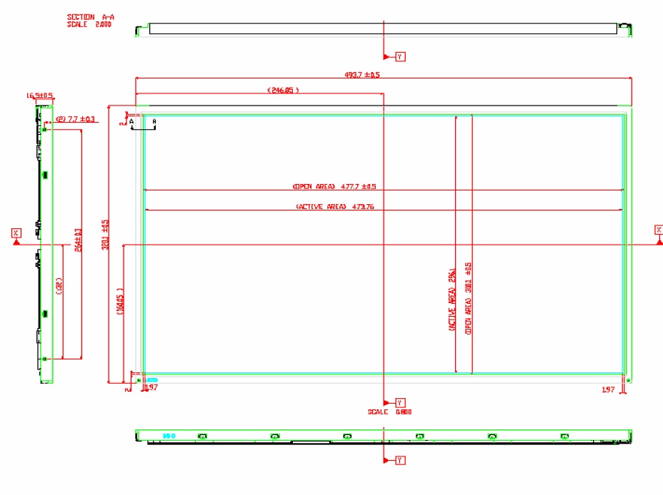 M220EW01 V0, AU OPTRONICS, 22� WXGA+ Color TFT-LCD, WSXGA+ (1680
